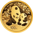 Investiční zlato China Mint / Shanghai Mint Zlatá mince 100 Yuan China Panda 8 g