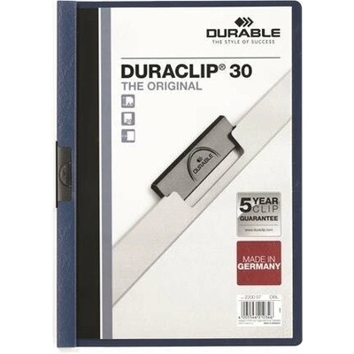 Durable Rýchloviazač A4 tmavomodrý
