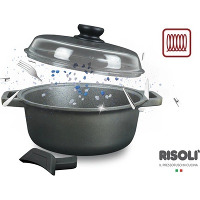 Hrnec s poklicí BLACKPLUS Induction 24 cm - RISOLI