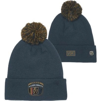 Outerstuff Vegas Golden Knights Draft beanie Cuff With Pom