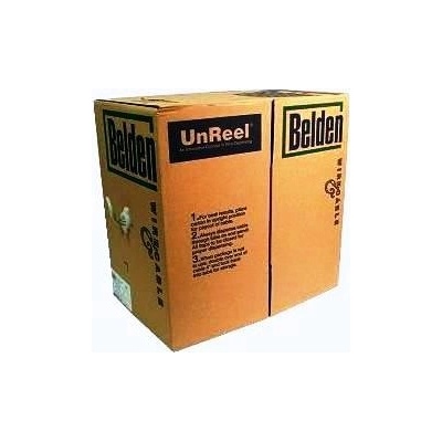 Belden 7812E.00U305 U/UTP, kat. 6, 4 páry (lepené) 23AWG, PVC, Eca, box 305m, šedý
