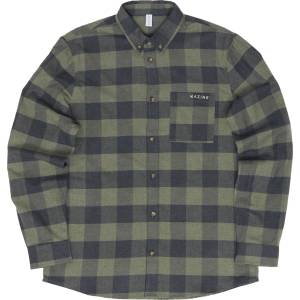 Mazine Мъжка риза с копчета Mazine Checked Flannel Shirt - Mushroom / Black Melange - размер XXL (033-2775-0315)