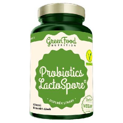 GreenFood Nutrition Probiotika LactoSpore + Prebiotics 60 kapsúl