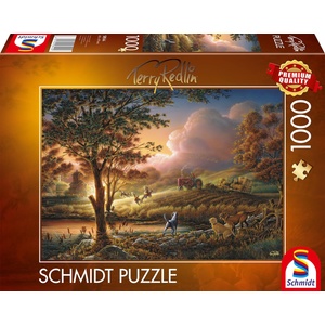 Schmidt Spiele Пъзел Schmidt от 1000 части - Прибиране на реколтата под лъчите на слънцето (58544)