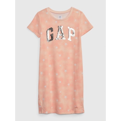 GAP detské šaty s logom oranžová