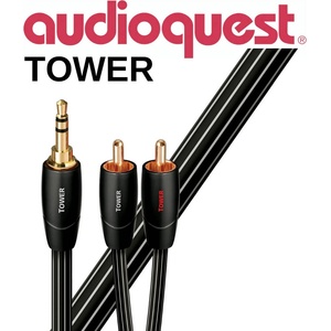 Audiocontrol Аудио кабел 3.5mm - 2RCA AudioQuest Tower 16m (TOWER16MR)