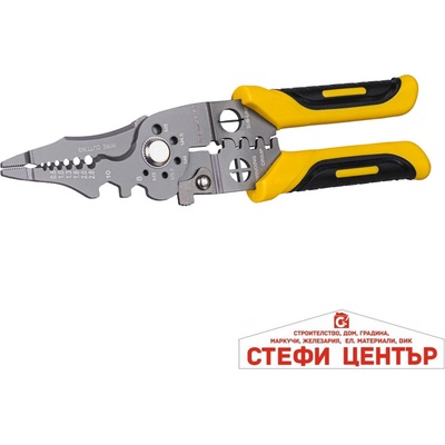 Top Master Pro Мулти клещи за почистване на кабелна изол. и кримп. 230mm TMP (212701)
