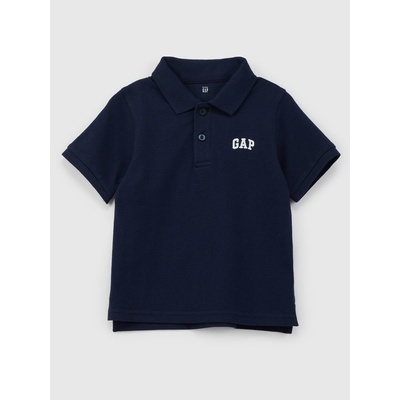 GAP 857486-02 dětské polo tričko s logem tmavě modrá