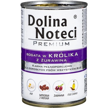 Dolina Noteci Premium králik a brusnice 400 g
