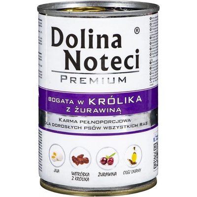 Dolina Noteci Premium králik a brusnice 400 g