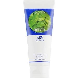 Holika Holika Daily Fresh Green Tea Cleansing Foam - Освежаваща почистваща пяна с зелен чай 150мл