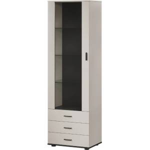 Cama meble Витрина Cama S1 SOHO 60x41x192 кашмир + черно (201049)
