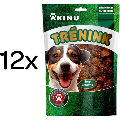 Akinu Trénink Hovězí & treska lupínky 12 x 120 g