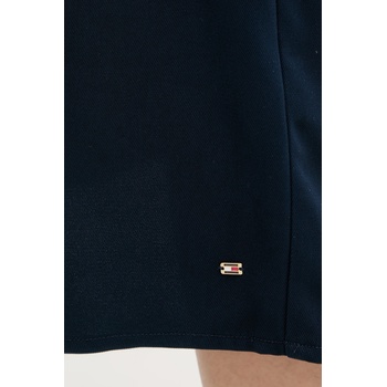 Tommy Hilfiger Рокля Tommy Hilfiger в тъмносиньо среднодълга със стандартна кройка WW0WW45802 (WW0WW45802)