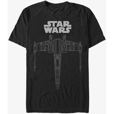 ZOOT. Fan Черна мъжка тениска Star Wars X-wing Dash ZOOT. Fan | Cheren | МЪЖЕ | L