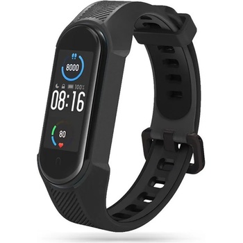 Tech-Protect Силиконова каишка за Xiaomi Mi Smart Band 5 / 6 / 7 / NFC от Tech-Protect Armour - черна (9589046923555) - 1008