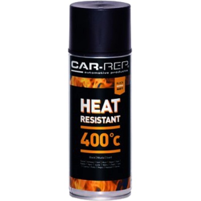 Car-Rep Spraypaint Heatresistant Black 400C 400 ml