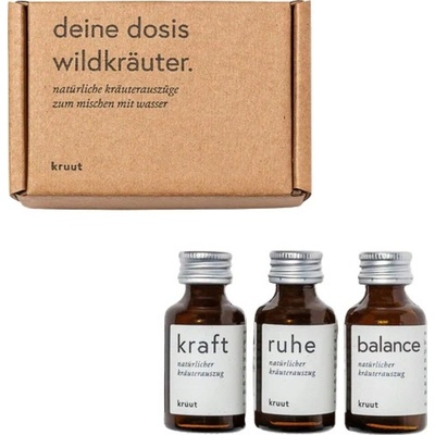 kruut Kraft, Ruhe & Balance - Пробен комплект Oxymel - 45 мл