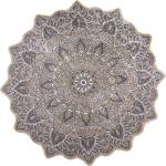 Vitaus Килим Makissa, ⌀ 100 cm Kahve - Vitaus (FGR-S241-Kahve-100x100)