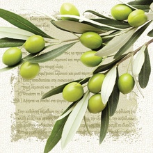PAW servítky Greek Olives 33x33cm