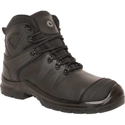 Contractor Unisex Kids' Contrac Safety Steel Toe Cap Boot - Black