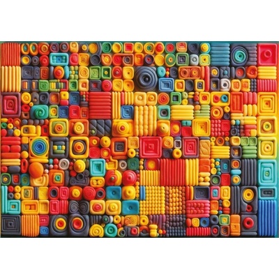 ART PUZZLE Bláznivé kocky 1000 dielov