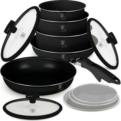 Pro-Tech shop Sada riadu s titánovým povrchom a odnímateľnou rukoväťou Matte Black 12-dielna 56003