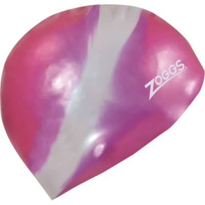 Zoggs Шапка за плуване Zoggs Silicone Cap Multi Colour Swim cap - Pink / Silver - размер One Size (581-0211-0211)