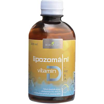 Bornature Lipozomálny vitamín D obohatený o denné dávky K,A,E 300 ml