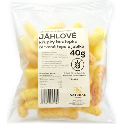 Natural jihlava Křupky jáhlové červená řepa a jablko 40 g