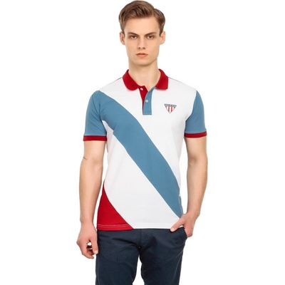 Grand Polo Club Gpc polo Мъжка тениска - Синя/Бяла 21156888 (263592_Многоцветен)