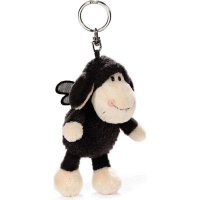 NICI Ключодържател с овцата Jolly - Don' t worry be happy - Черен 10 см (39831)