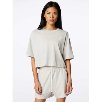 Converse Тениска renew cropped heathered