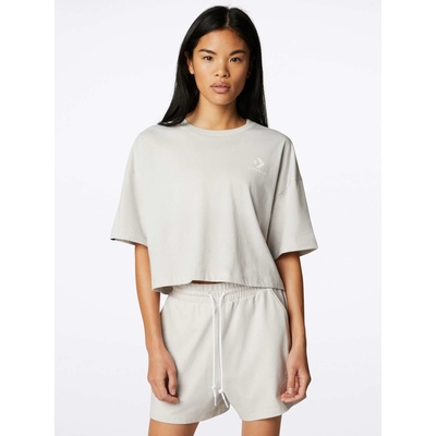 Converse Тениска renew cropped heathered