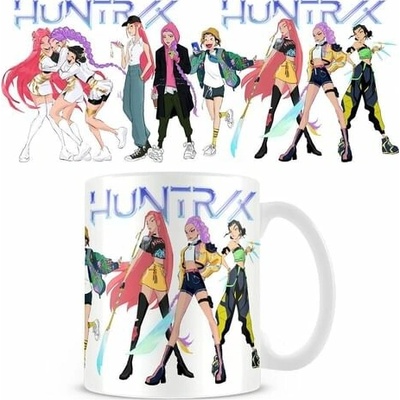 Pyramid International Hrnček KPop Demon Hunters Huntr x biely 325 ml