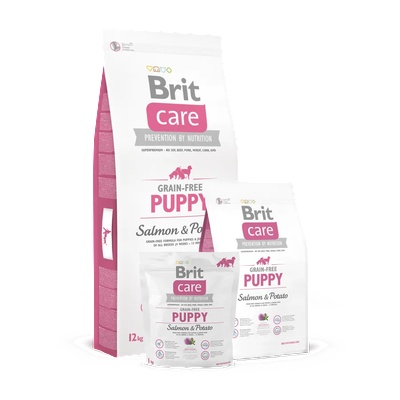 Brit Grain-free Puppy Salmon & Potato - със сьомга, за кучета от 1 до 12 месеца, 1 кг