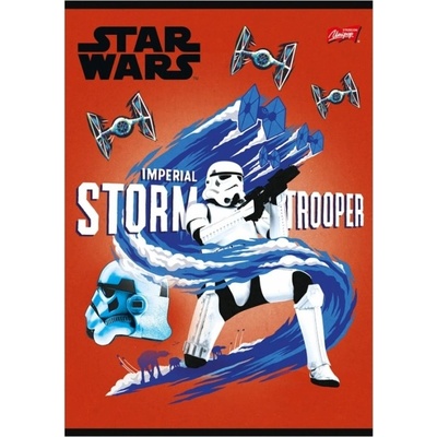 St.Majewski ŠKOLNÍ SEŠIT A5 STAR WARS linkovaný 4 druhy