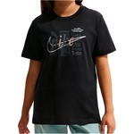 Nike Детска тениска Nike Kid's NSW Tee Club Script T-shirt - Black - размер M (704-6164-0113)