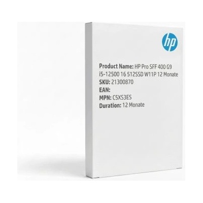 HP Pro SFF 400 G9 C5XS3ES