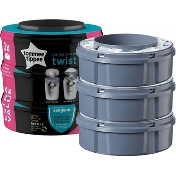 Tommee Tippee Sangenic Twist & Click 3 ks