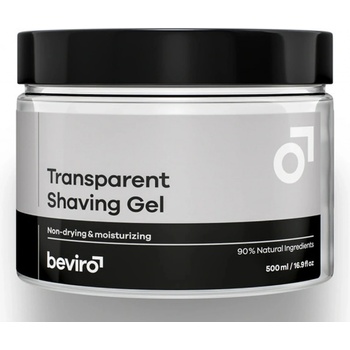 Be-Viro transparentný gél na holenie s hydratačným účinkom 500 ml