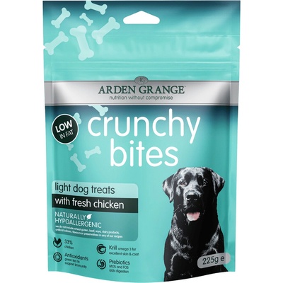 Arden Grange Crunchy Bites Light with fresh Chick.225 g