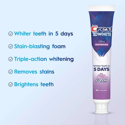 Crest 3D White Vivid Mint 147 g