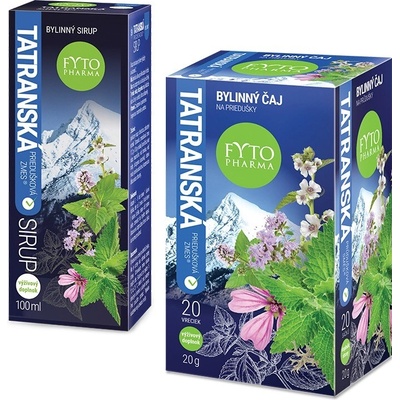 Fytopharma FYTO Tatranská priedušková zmes dárkové balení 20 x 1 g