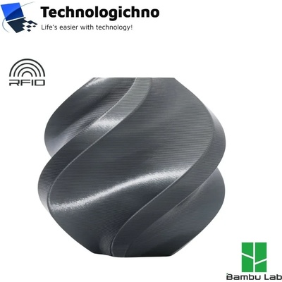 Bambu Lab PLA Silk+ Bambu Titan Gray Refil No Spool (A06-D0-1.75-1000-SPLFREE)