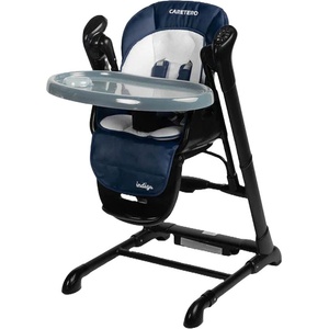 Caretero Столче за хранене и люлка 2 в 1 Caretero - Indigo Black, синьо (TERO-7652) - ozone