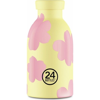 24Bottles Termoláhev Clima Floral Daydreaming 330 ml žlutá