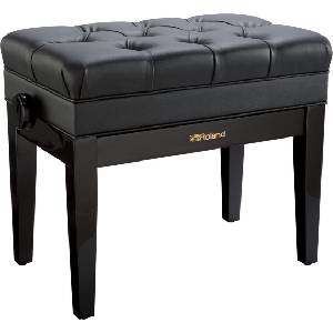 Roland RPB-500 Дървена табуретка за пиано Polished Ebony (RPB-500PE)