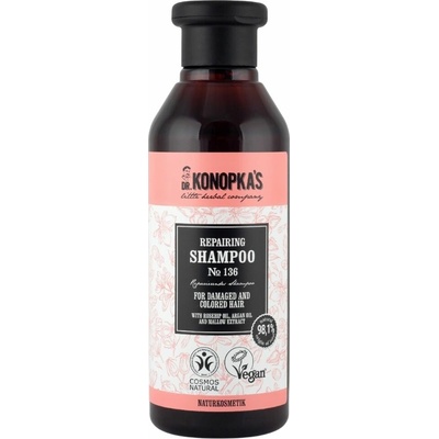 Dr. Konopka's Repairing Shampoo No136 pre poškodené a farbené vlasy 280 ml