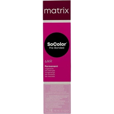 Matrix SoColor Pre-Bonded Blended Permanent Color 6MR Light Brown Mocha Red 90 ml